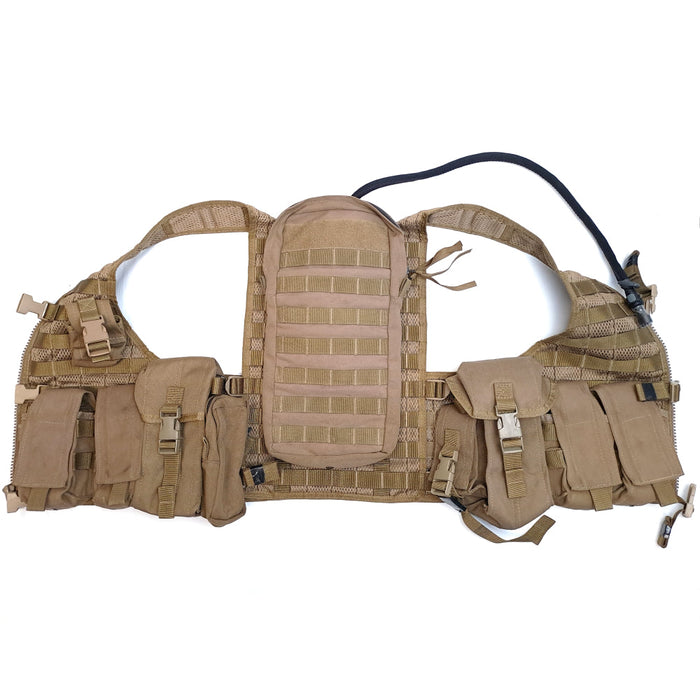 NZ Army Coyote MOLLE Vest w/ Pouches - Large - New Zealand Army Surplus -