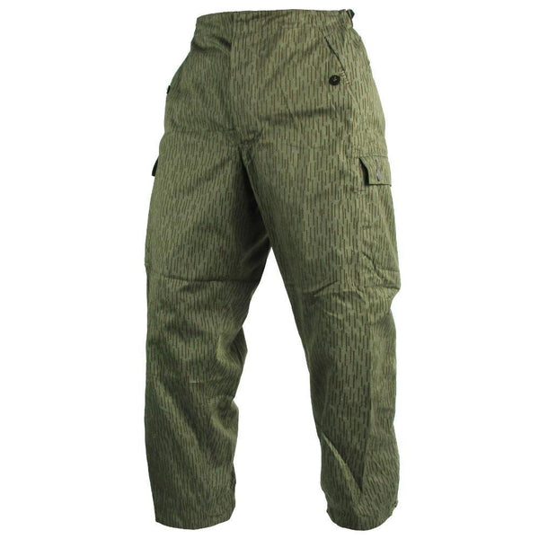 East German Rain Camo Trousers - Grade 2 - East German Army Surplus - Cargo Trousers