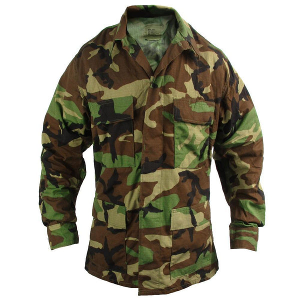 USGI Woodland Ripstop Shirt - Grade 2