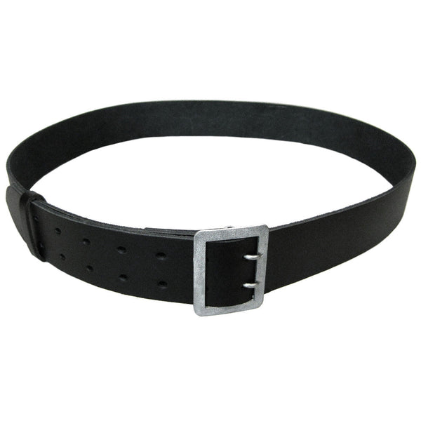 Black Leather Police Belt