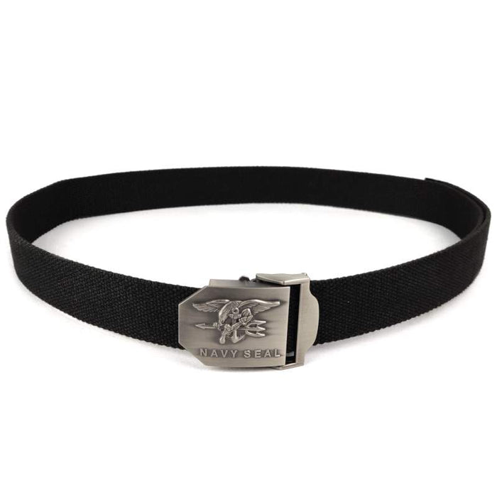 Black Navy SEAL Web Belt