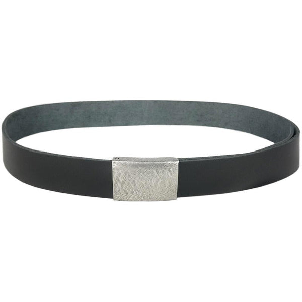 German Black Leather Belt - Mil-Tec - Belts