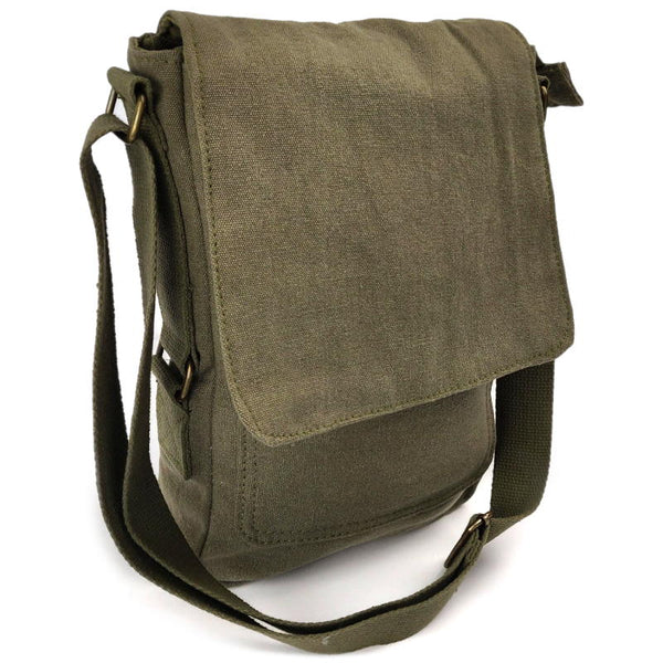 Vintage Canvas Military Tech Bag - Rothco - Shoulder Bags