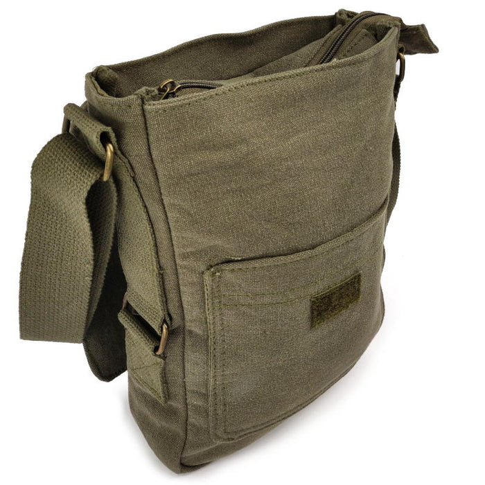 Vintage Canvas Military Tech Bag - Rothco - Shoulder Bags