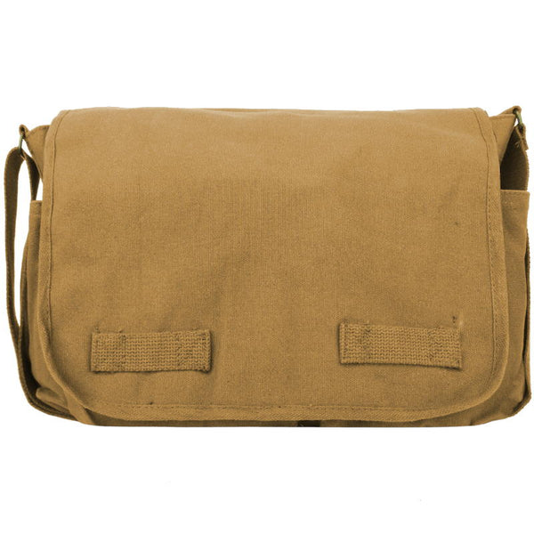 Vintage Canvas Messenger Shoulder Bag - Rothco - Shoulder Bags