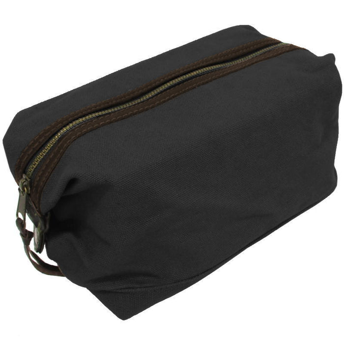 Canvas & Leather Toiletry Bag - Rothco - Wallets & Cases