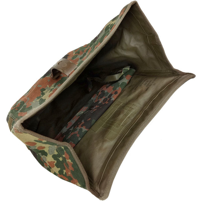 German Army Flecktarn Gas Mask Bag - German Army Surplus - Shoulder Bags