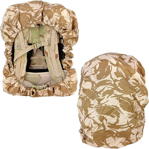 British Desert DPM Pack Cover - Large - British Army Surplus - Pack Accessories