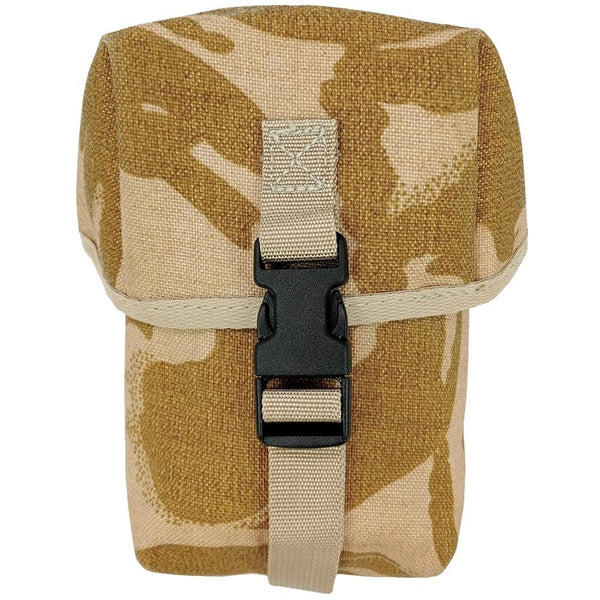 British Desert DPM Small Utility MOLLE Pouch - British Army Surplus - Utility Pouches