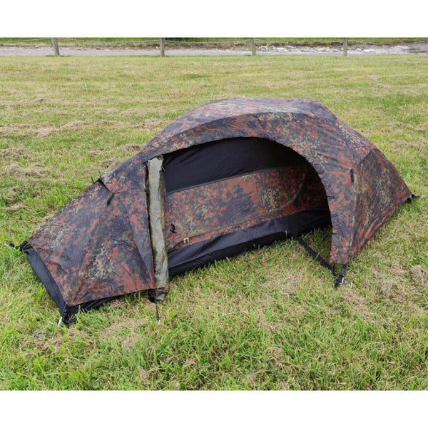 Flecktarn One Man Recon Tent - Mil-Tec - Tents & Bashas