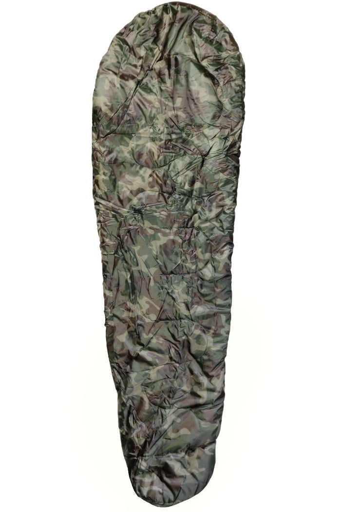 Woodland Camouflage Sleeping Bag - Mil-Tec - Sleeping Bags