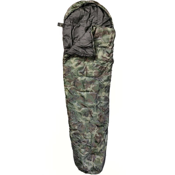 Woodland Camouflage Sleeping Bag - Mil-Tec - Sleeping Bags