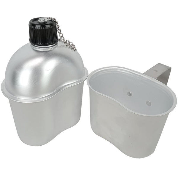 US Repro M1942 Aluminum Canteen with Cup - Mil-Tec - Canteens & Bottles