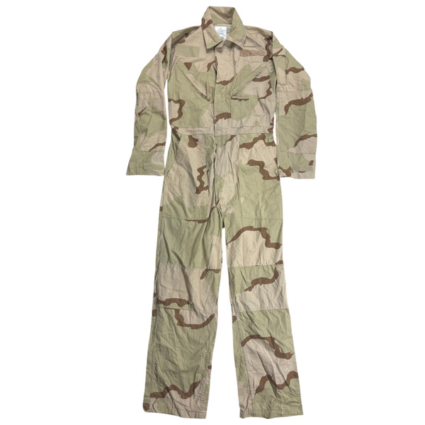 USGI 3 Colour Desert Mechanics Coveralls - Small - US Army Surplus -