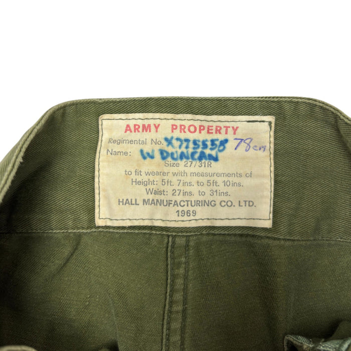 NZ Army Vietnam Era Jungle Trousers - 27/31R