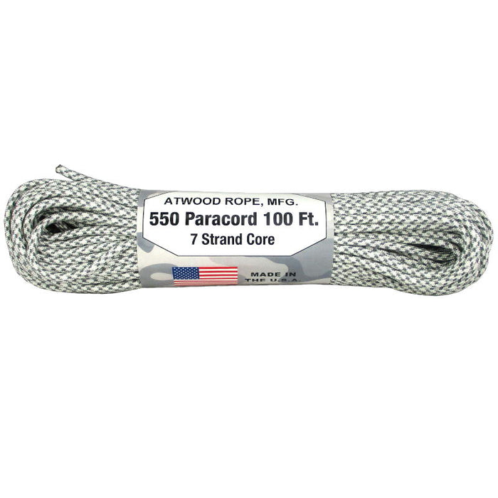 550 Paracord 100ft/30m - Atwood Rope - Rope & Cordage