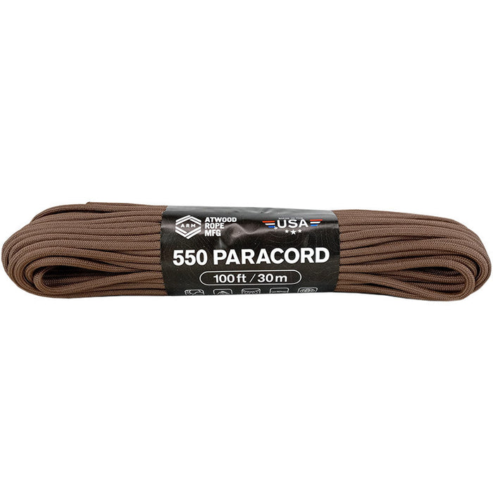 550 Paracord 100ft/30m - Atwood Rope - Rope & Cordage