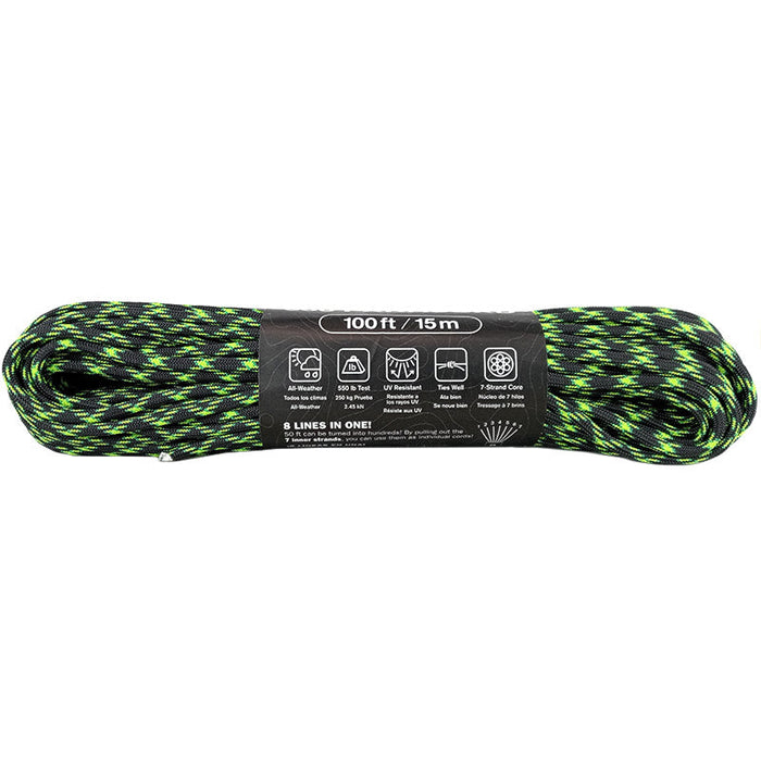 550 Paracord 100ft/30m - Atwood Rope - Rope & Cordage