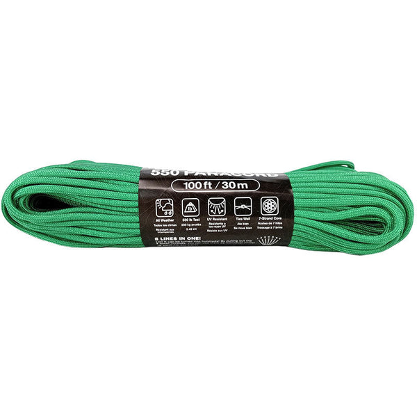 550 Paracord 100ft/30m - Atwood Rope - Rope & Cordage