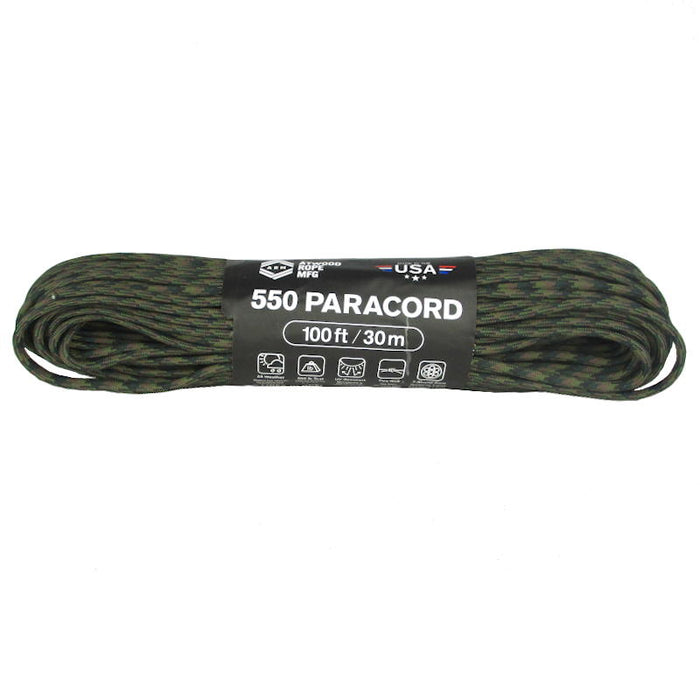 550 Paracord 100ft/30m - Atwood Rope - Rope & Cordage