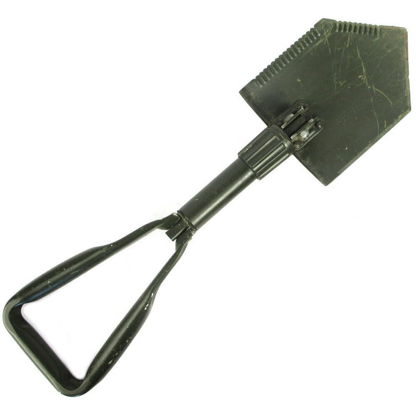 German Tri-Fold Shovel - German Army Surplus - Entrenching Tools