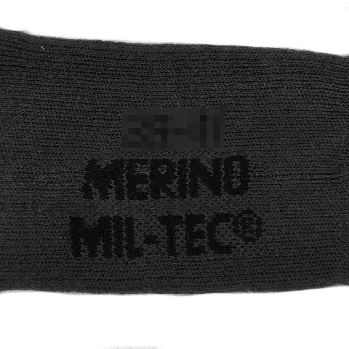 Black Merino Wool Socks