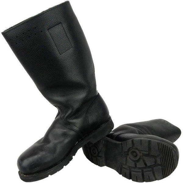 German Navy Leather Lined Jackboots - German Army Surplus - Combat Boots