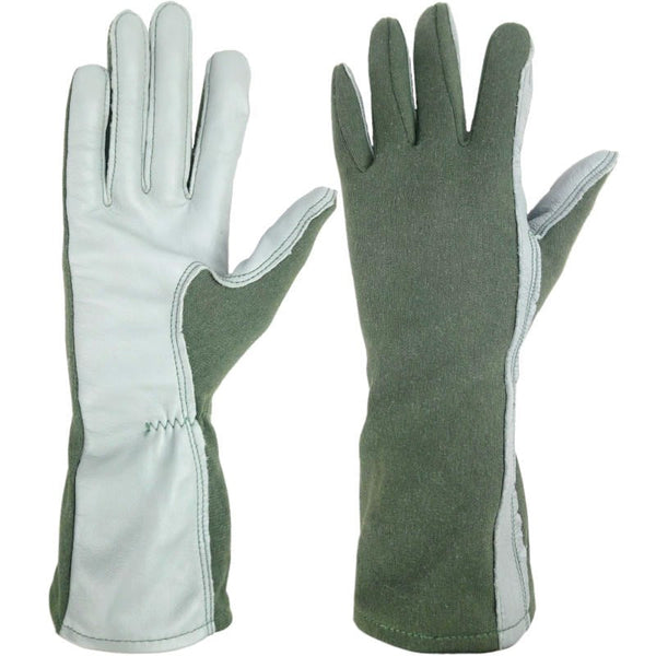 US Nomex Flight Gloves - Sage Green