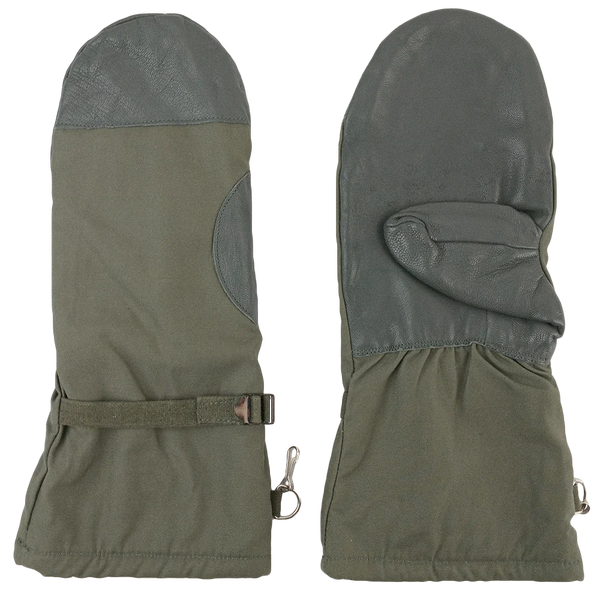 German Army Olive Drab Mittens - German Army Surplus - Gloves