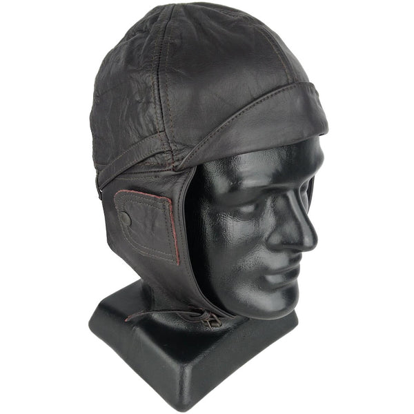 Leather Aviator Helmet - Mil-Tec - Hats