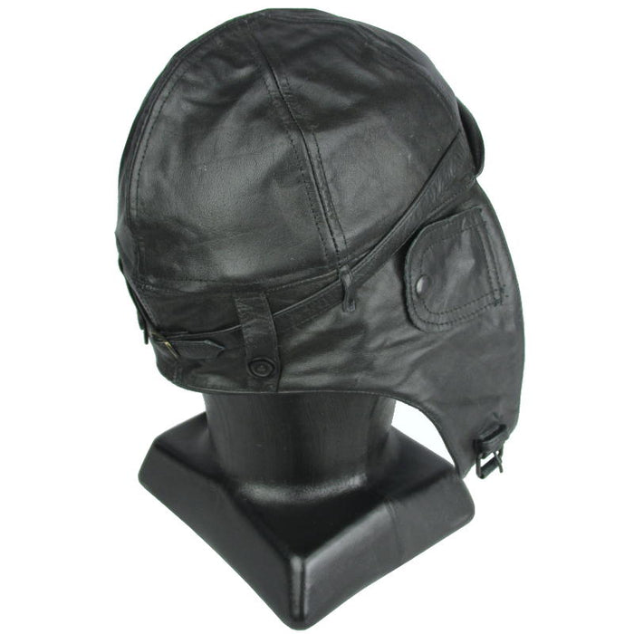 Leather Aviator Helmet - Mil-Tec - Hats