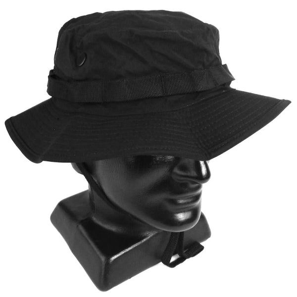 Black Waterproof Boonie Hat - Mil-Tec - Boonies