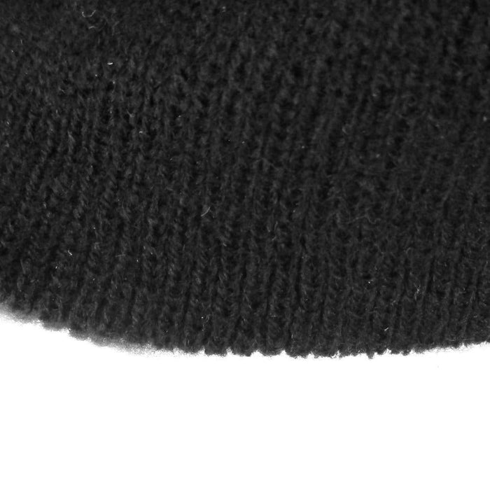 Black Knitted 3 Hole Balaclava