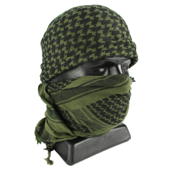 NATO Green & Black Shemagh - Mil-Tec - Scarves & Shemaghs