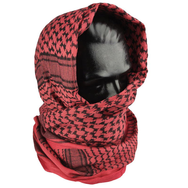 Red and Black Shemagh - Mil-Tec - Scarves & Shemaghs