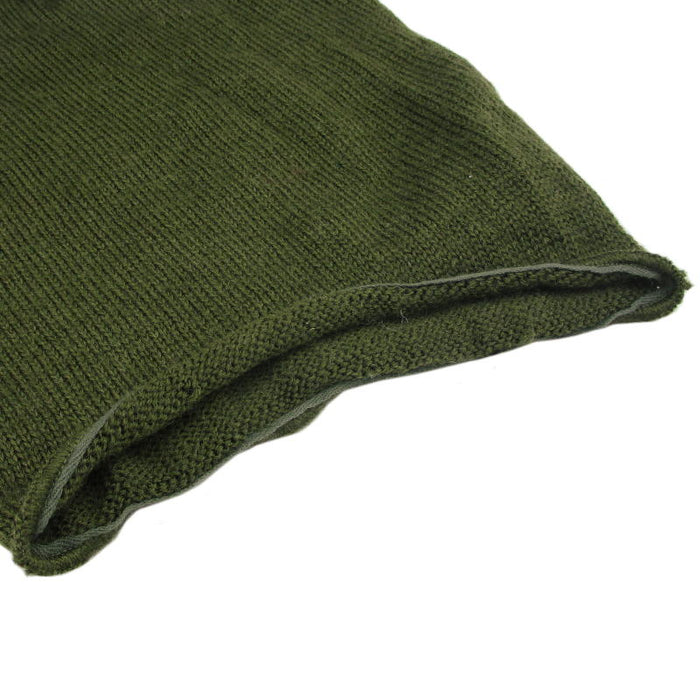 USGI Olive Drab Wool Tube Scarf - US Army Surplus - Scarves & Shemaghs