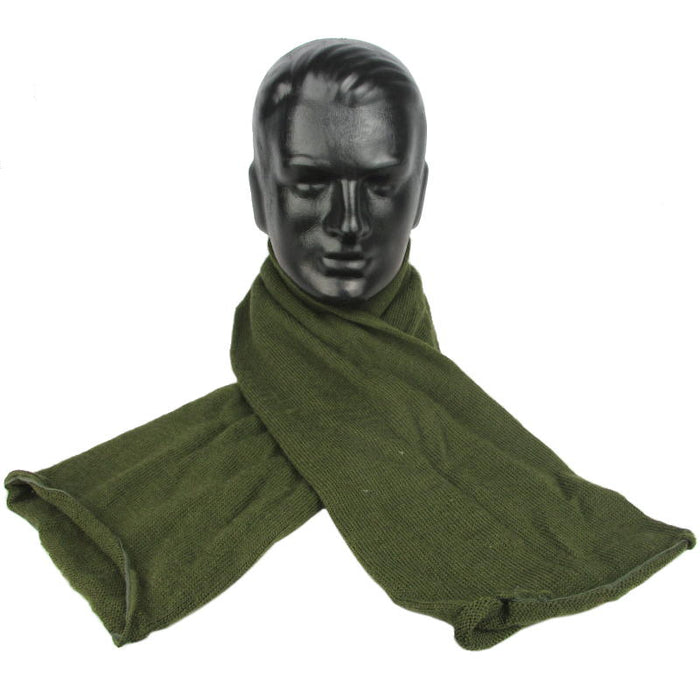 USGI Olive Drab Wool Tube Scarf - US Army Surplus - Scarves & Shemaghs