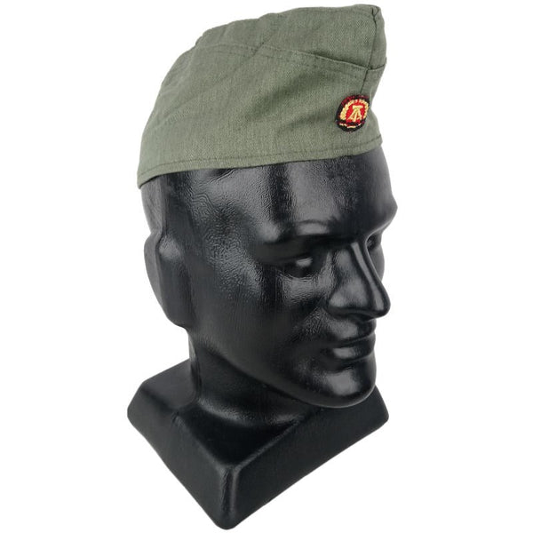 East German Garrison Cap - OD - East German Army Surplus - Side Caps