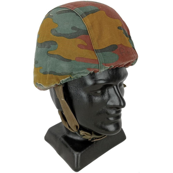 Belgian Jigsaw Camo Helmet Cover - Belgian Army Surplus - Helmets