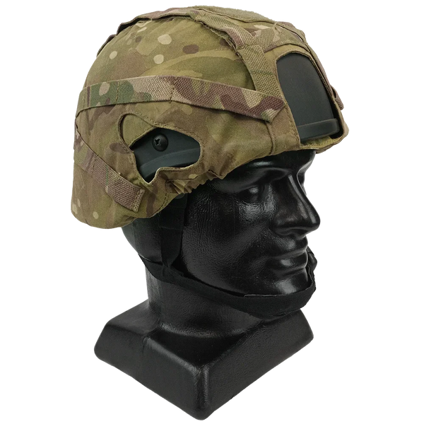 British MTP Virtus Helmet Cover - NVG and Rail Cutouts - British Army Surplus - Helmets