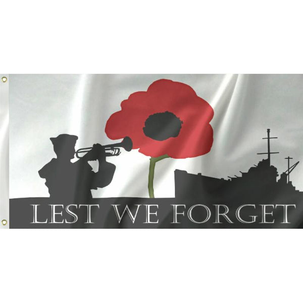 Navy Lest We Forget Flag - Unbranded - Flags, Badges & Insignia