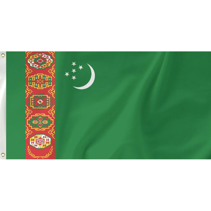 Turkmenistan Flag - Unbranded - Flags, Badges & Insignia