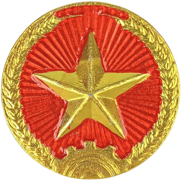 North Vietnamese Helmet Badge