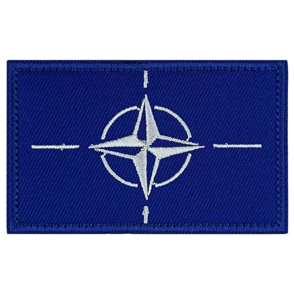 NATO Flag Embroidered Patch - Unbranded - Flags, Badges & Insignia