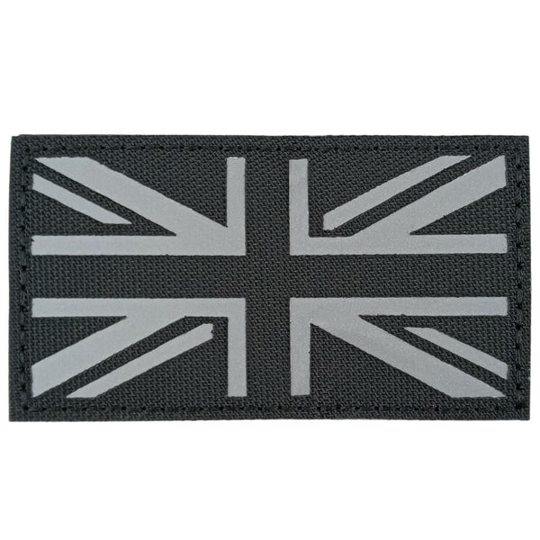 Union Jack Replica IR Patch - Black - Unbranded - Flags, Badges & Insignia