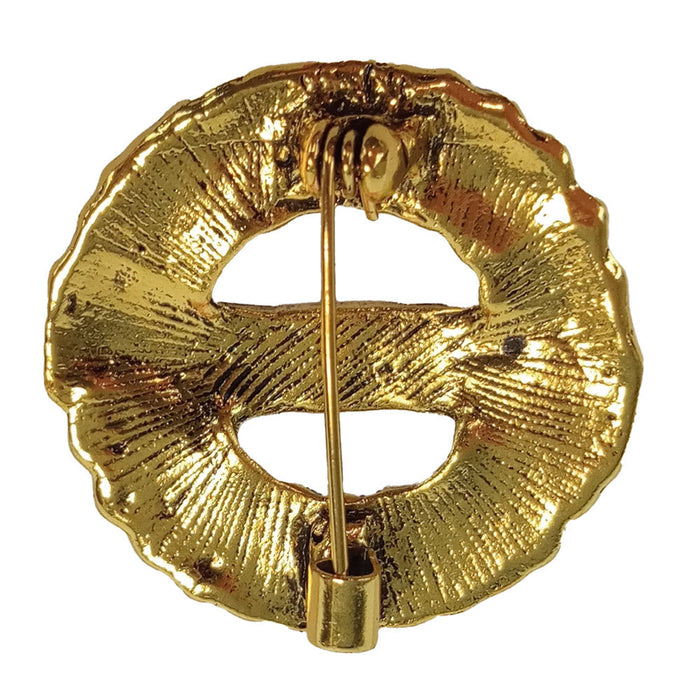 Lest We Forget Wreath Pin Gold