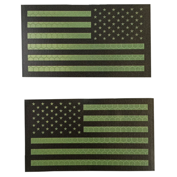 US Flag Reflective Patch