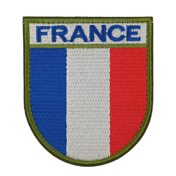 French Flag Embroidered Patch