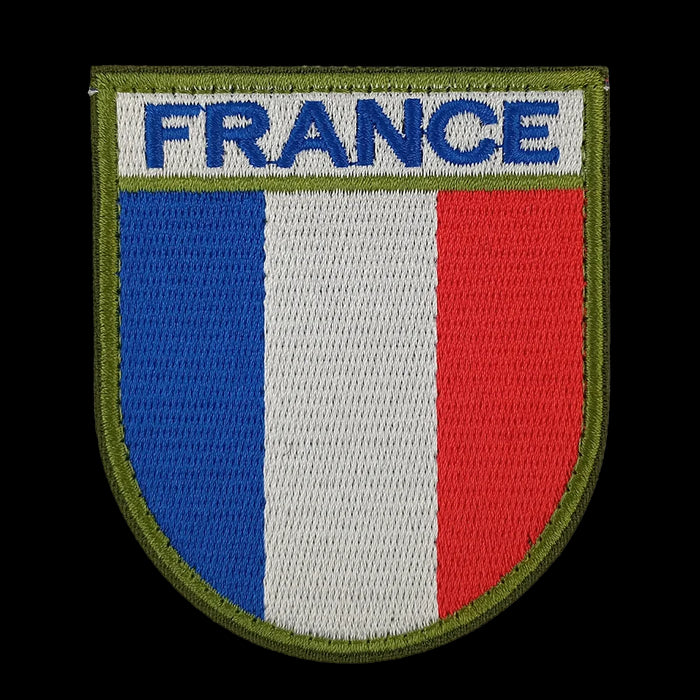 French Flag Embroidered Patch