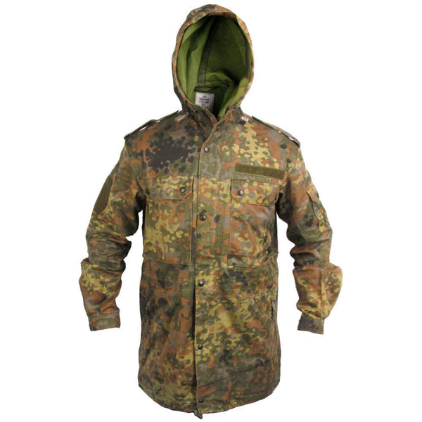 German Flecktarn Parka - No Liner - German Army Surplus - Parkas